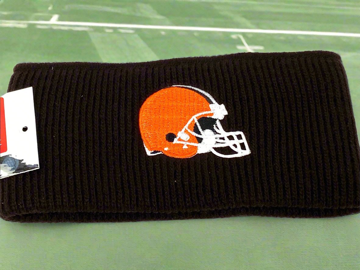 Cleveland Browns Vintage NFL Brown Logo NOS Headband