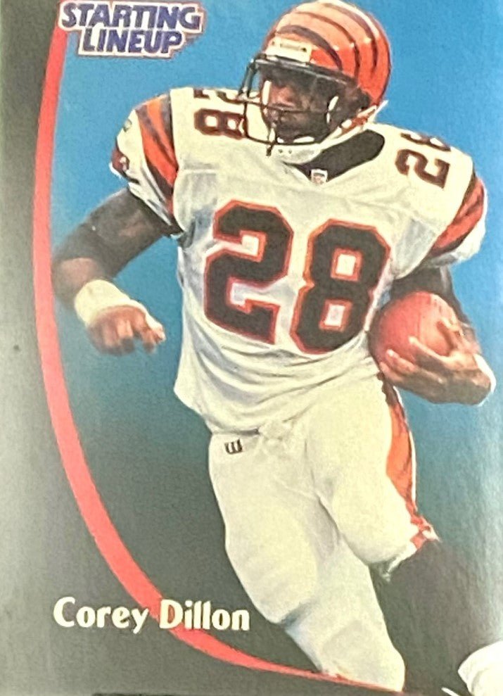 Corey Dillon 1998 NFL Cincinnati Bengals Starting Lineup NOS Figurine