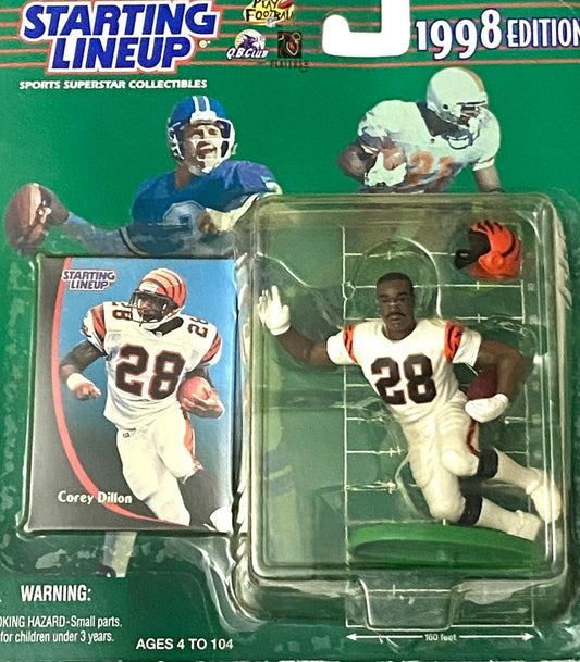Corey Dillon 1998 NFL Cincinnati Bengals Starting Lineup NOS Figurine