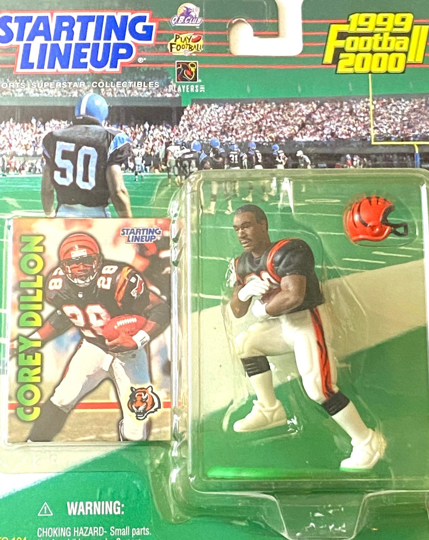 Corey Dillon 1999-2000 NFL Cincinnati Bengals Starting Lineup NOS Figurine