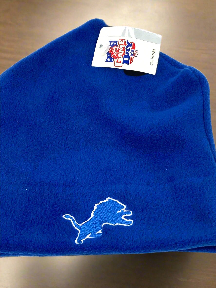 Detroit Lions Vintage NFL Blue "Tall" Cuffless Fleece NOS Hat