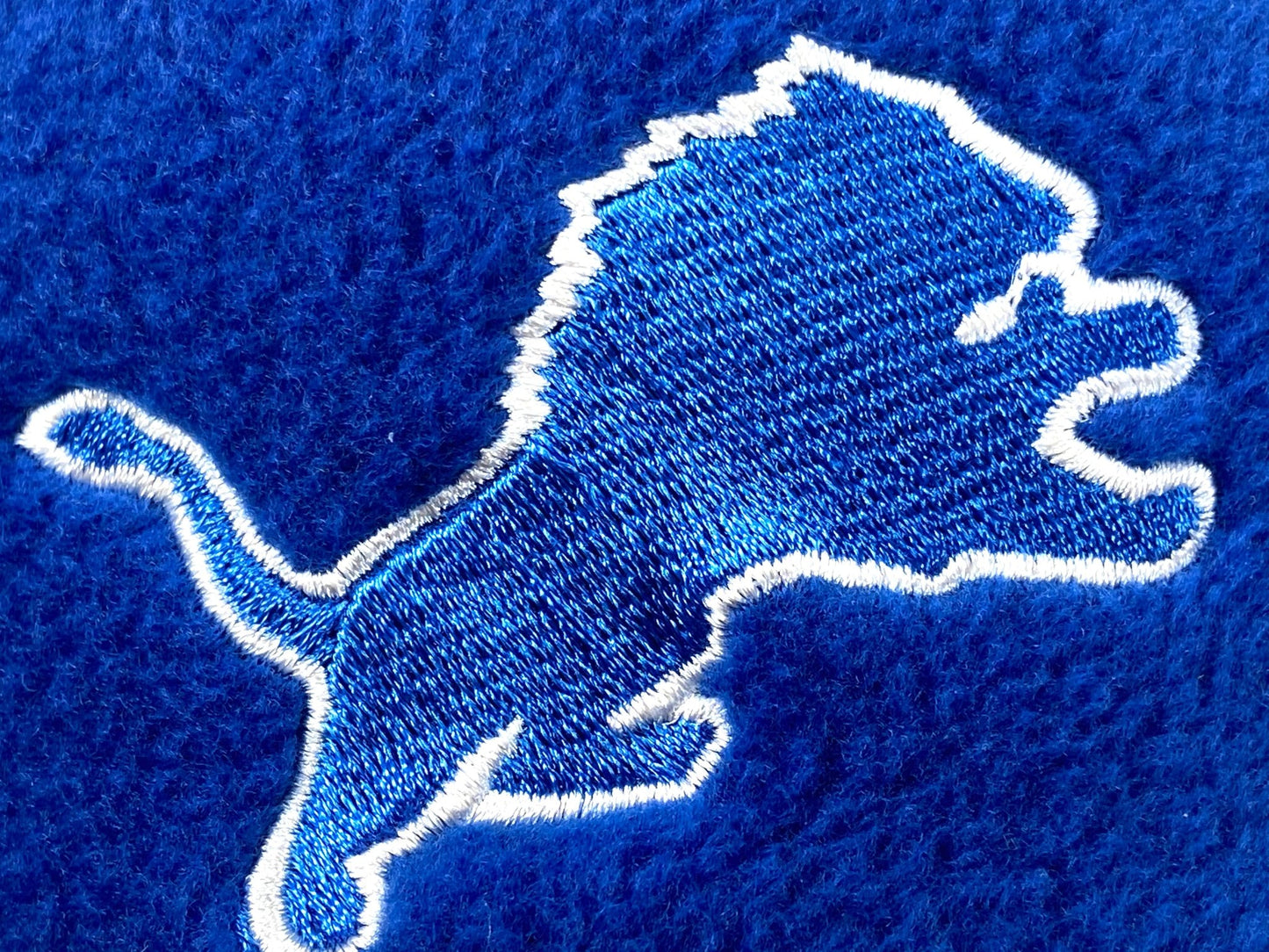 Detroit Lions Vintage NFL Blue "Tall" Cuffless Fleece NOS Hat