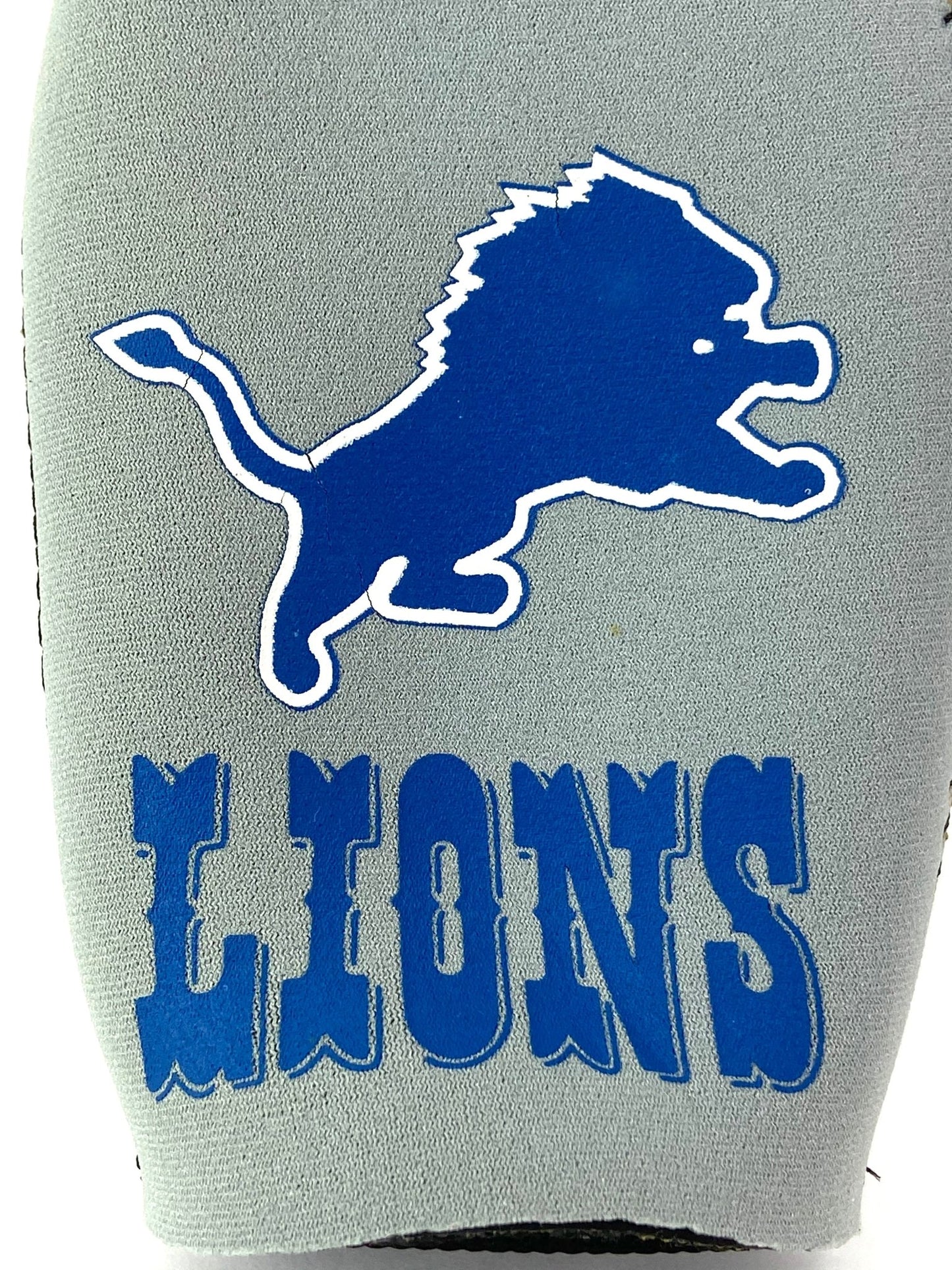 Detroit Lions Vintage NFL Zipper Bottle Huggie by Kolder