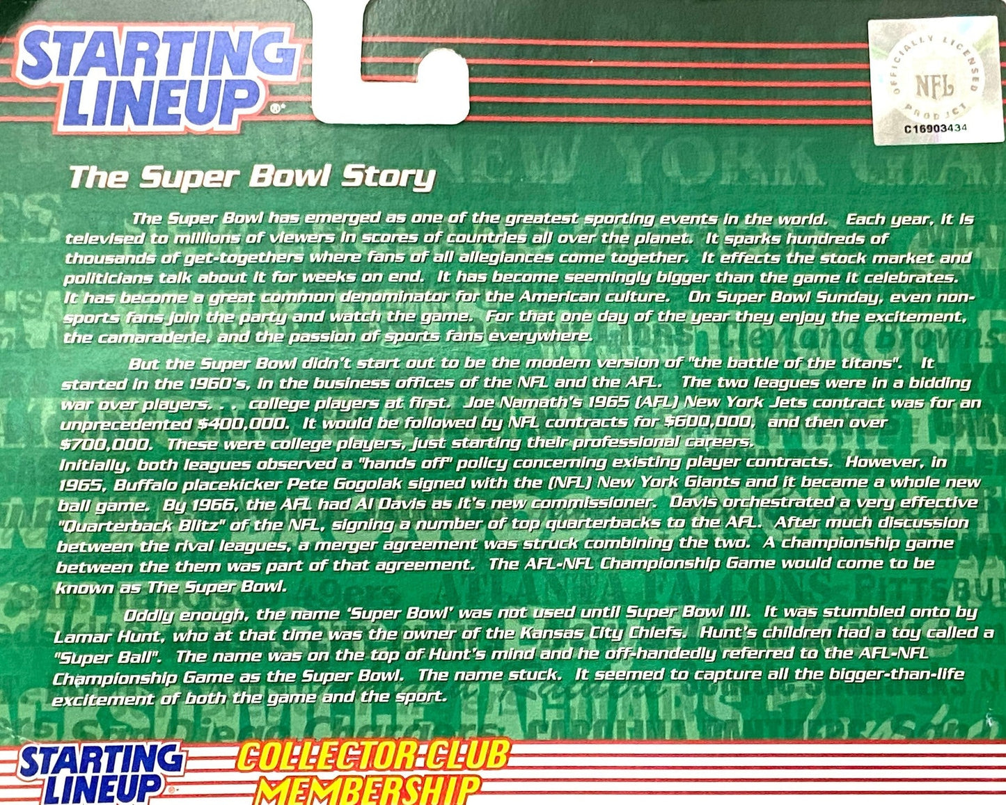 Fred Taylor 1999-2000 NFL Jacksonville Jaguars Starting Lineup NOS Figurine