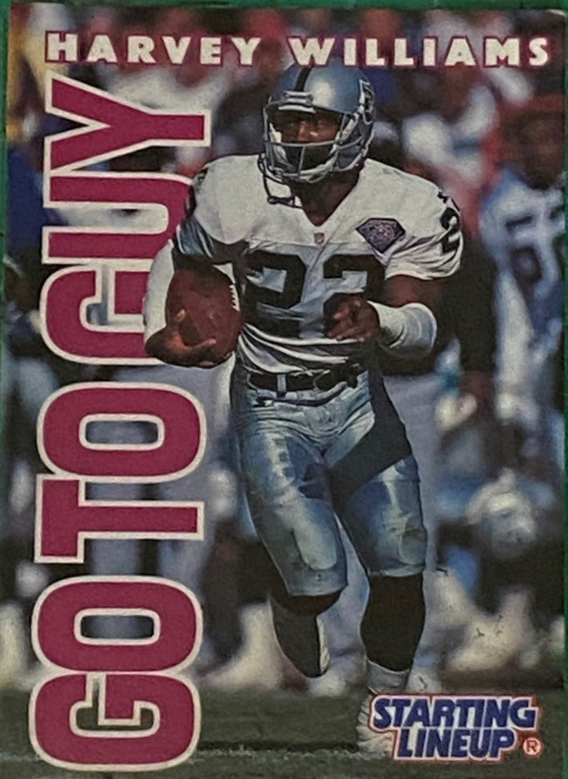 Harvey Williams 1996 NFL Oakland Raiders Starting Lineup NOS Figurine