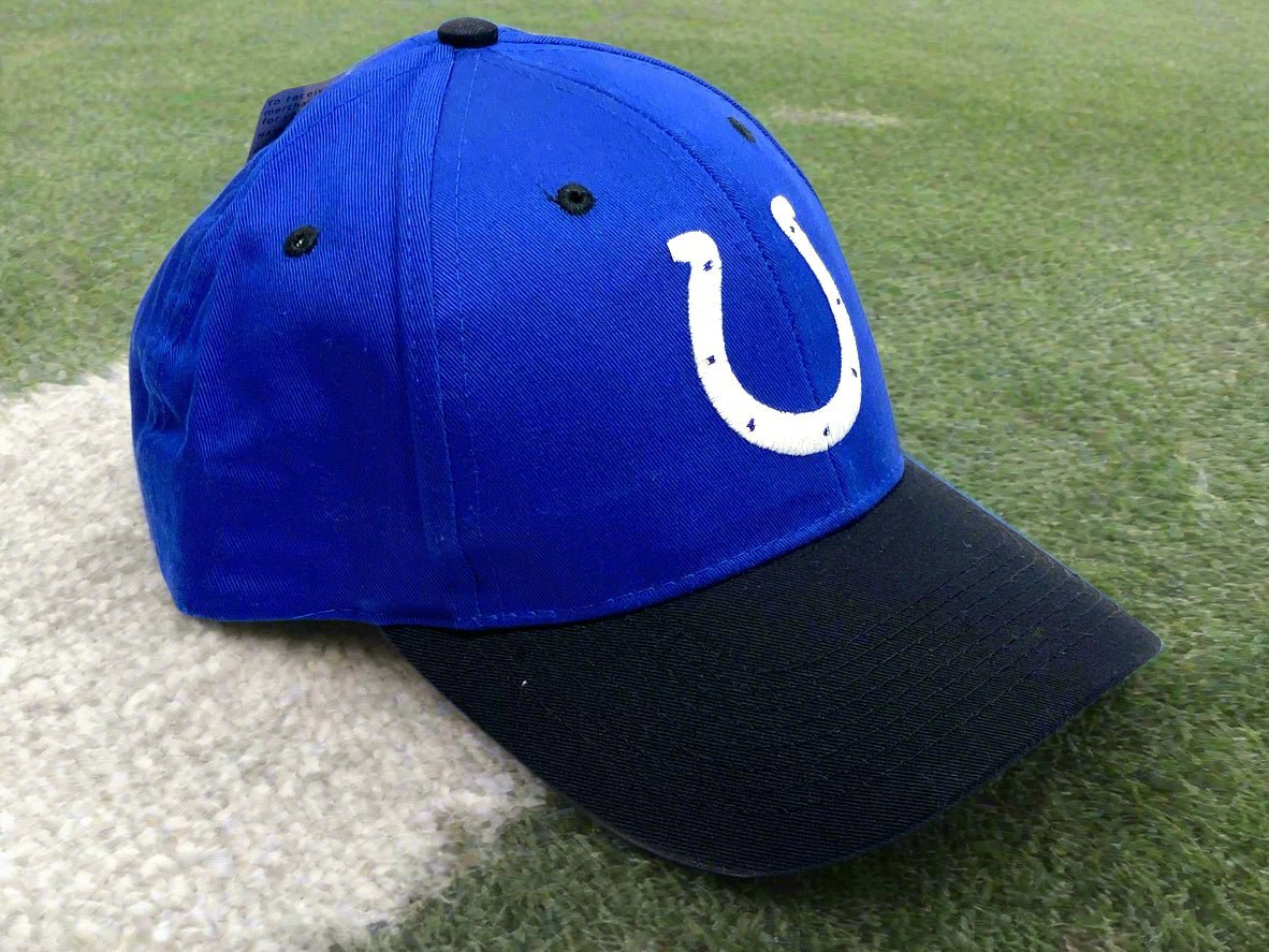 Indianapolis Colts Vintage NFL Blue Replica NOS Cap