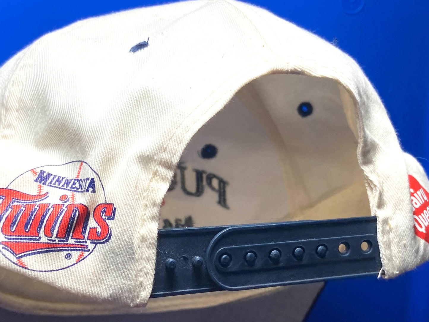 Kirby Puckett Minnesota Twins Vintage Late '80s NOS Dairy Queen Snapback