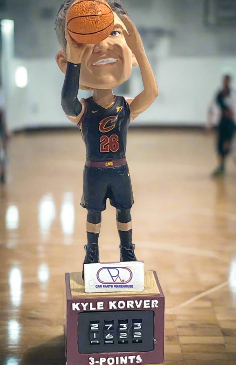 Kyle Korver 2018 NBA Cleveland Cavaliers "Korver Kounter" Used Bobblehead