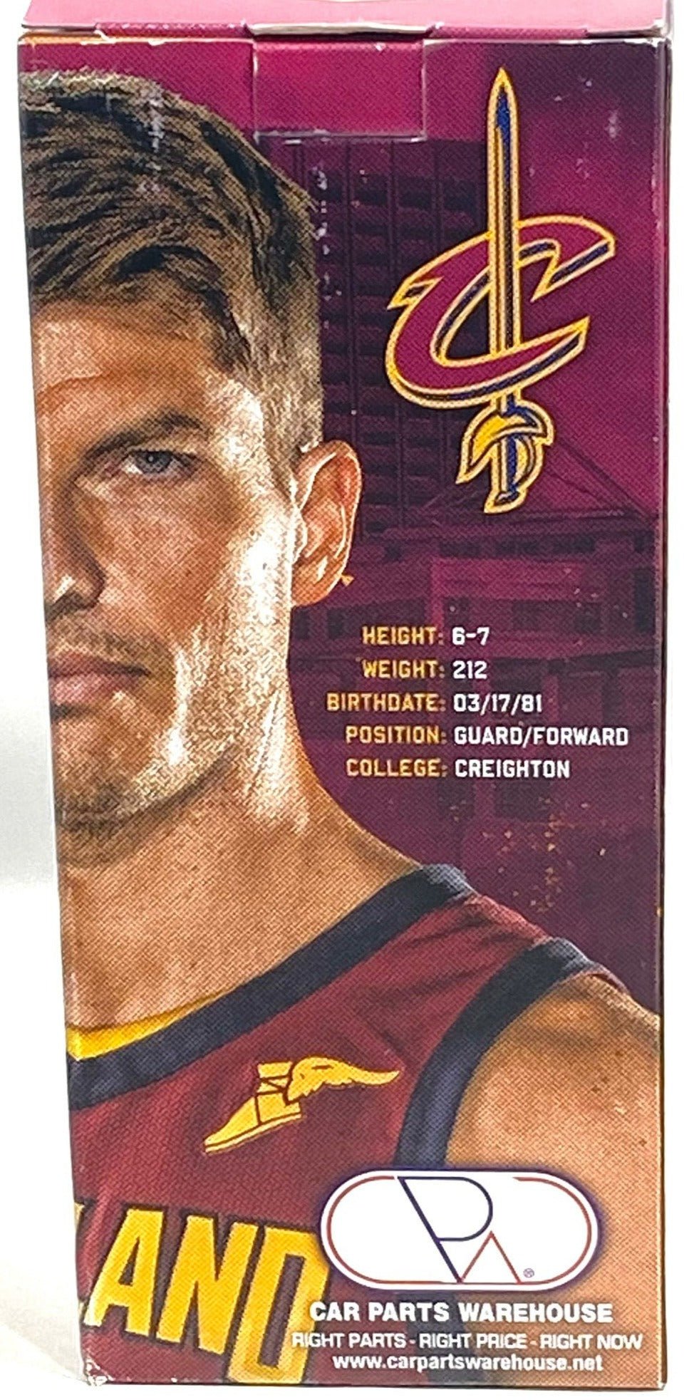 Kyle Korver 2018 NBA Cleveland Cavaliers "Korver Kounter" Used Bobblehead