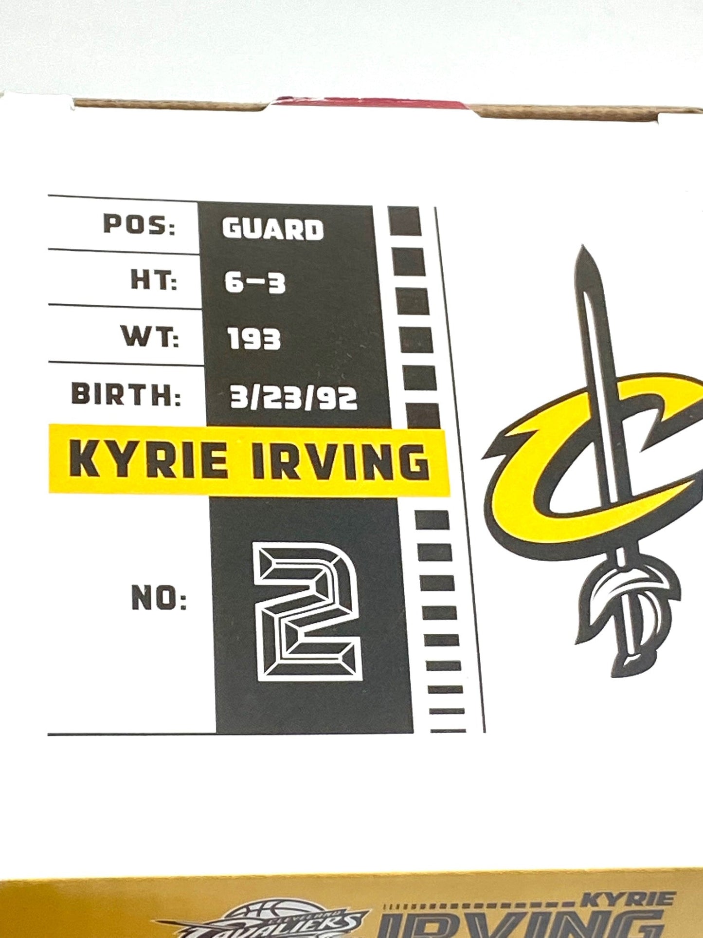 Kyrie Irving 2014 NBA Cleveland Cavaliers Used Bobblehead