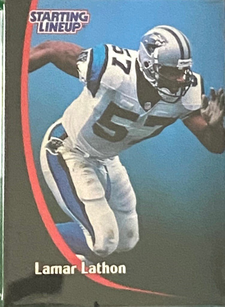Lamar Lathon 1998 NFL Carolina Panthers Starting Lineup NOS Figurine