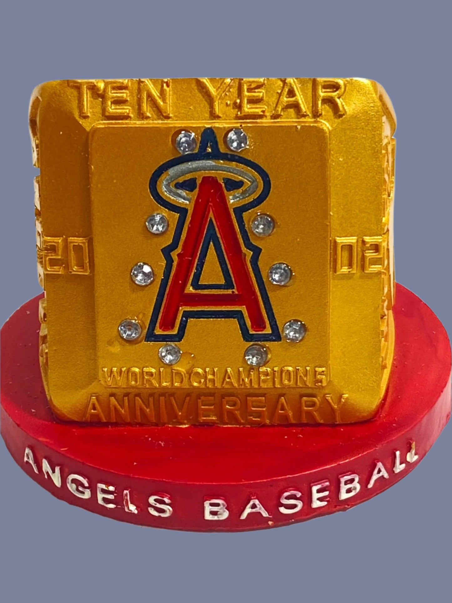 Los Angeles Angels 2012 MLB 10th Anniversary NOS World Series Ring