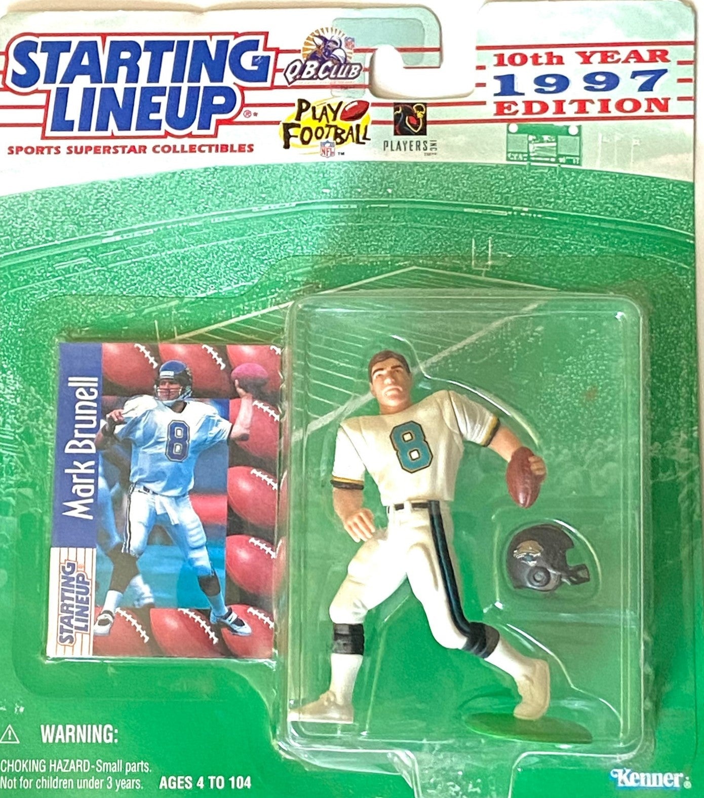 Mark Brunell 1997 NFL Jacksonville Jaguars NOS Starting Lineup Figurine