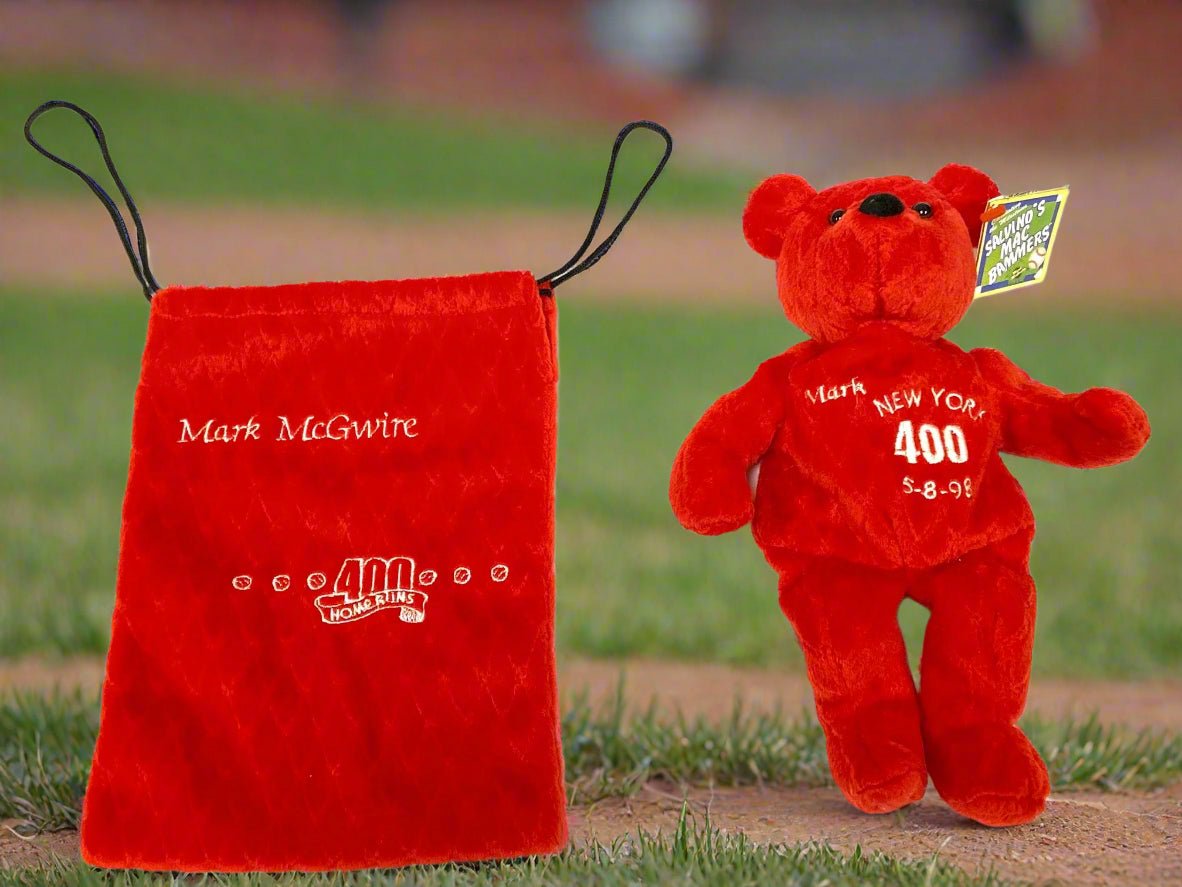 Mark McGwire 400 Homers 5-8-1998 NOS Beanie Mac Bomber