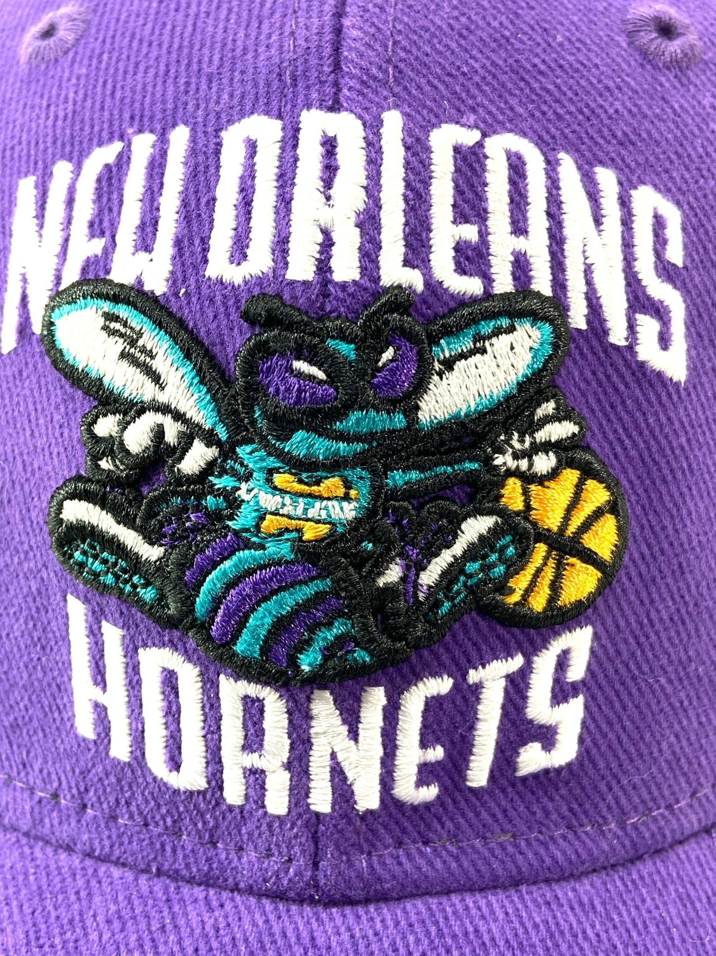 New Orleans Hornets 2007 NBA Purple Cotton NOS Logo Cap