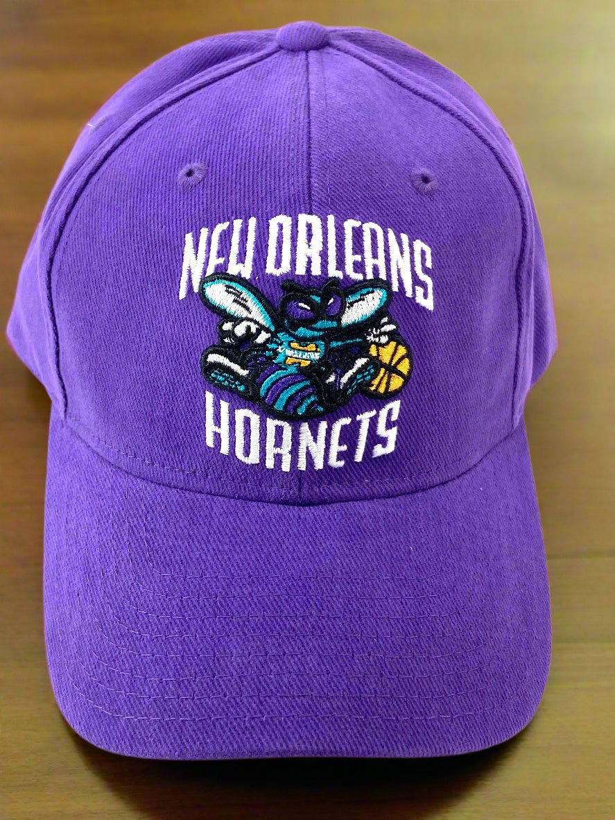 New Orleans Hornets 2007 NBA Purple Cotton NOS Logo Cap