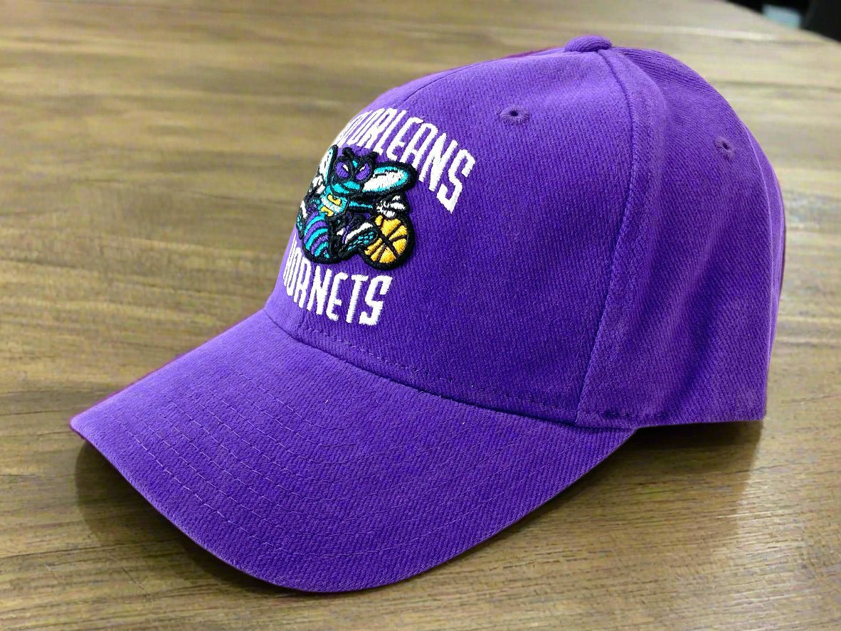 New Orleans Hornets 2007 NBA Purple Cotton NOS Logo Cap