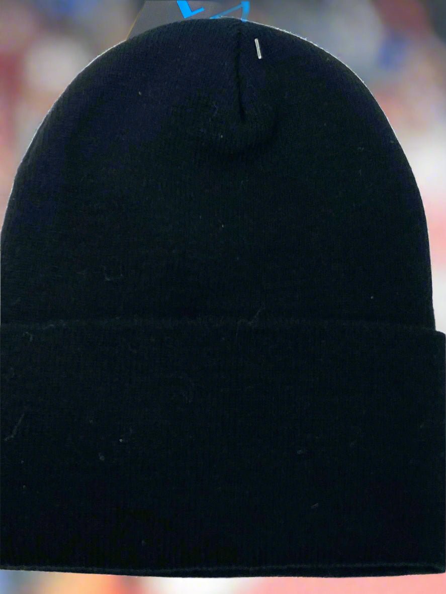 New York Jets Vintage NFL Black Cuffed Logo NOS Knit Hat