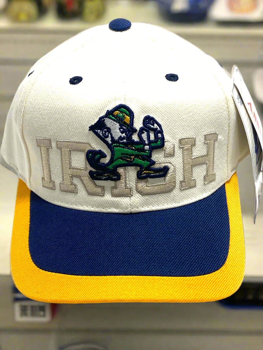 Notre Dame Vintage Late '90s NCAA 20% Wool NOS Logo Cap