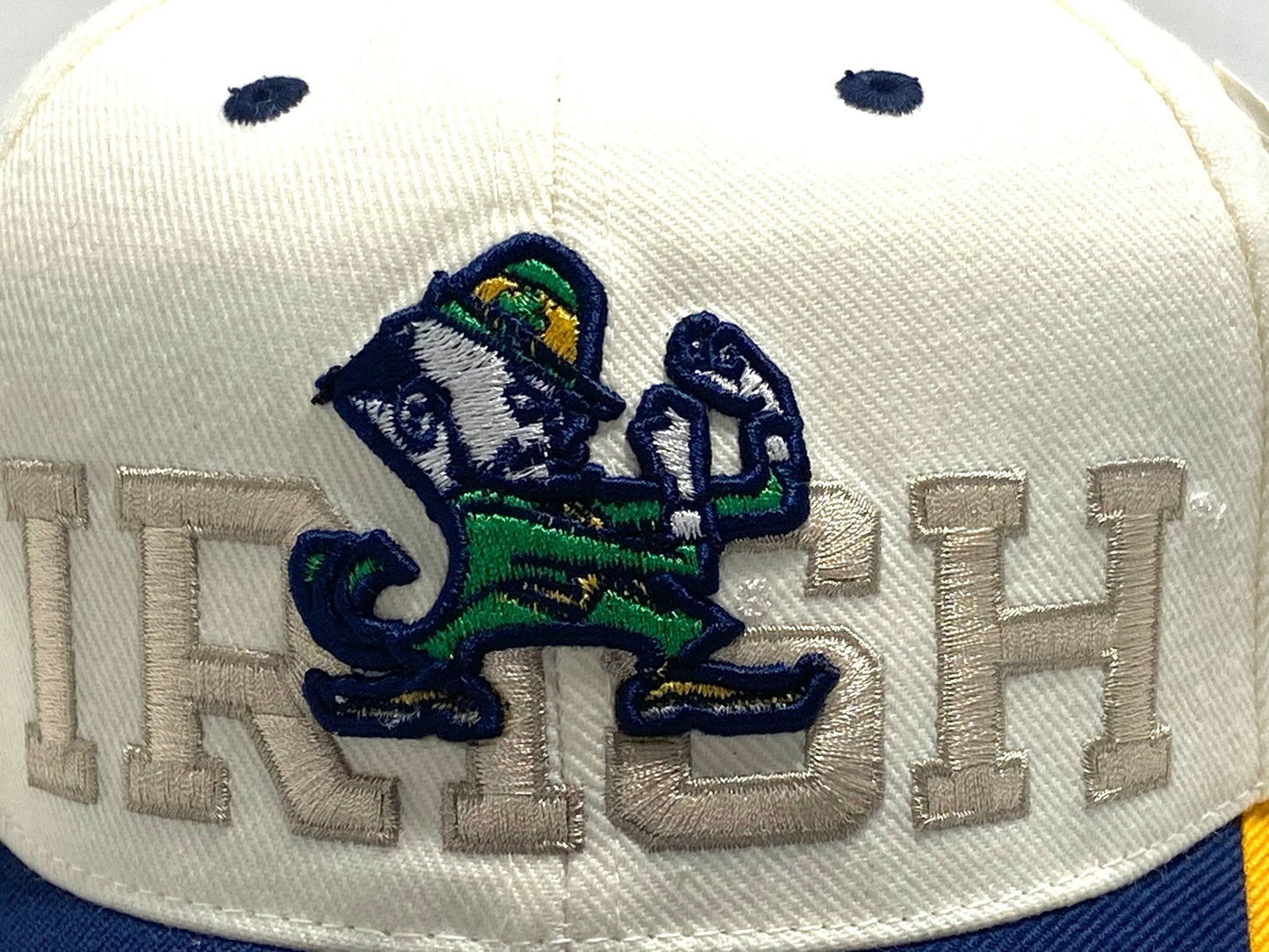 Notre Dame Vintage Late '90s NCAA 20% Wool NOS Logo Cap