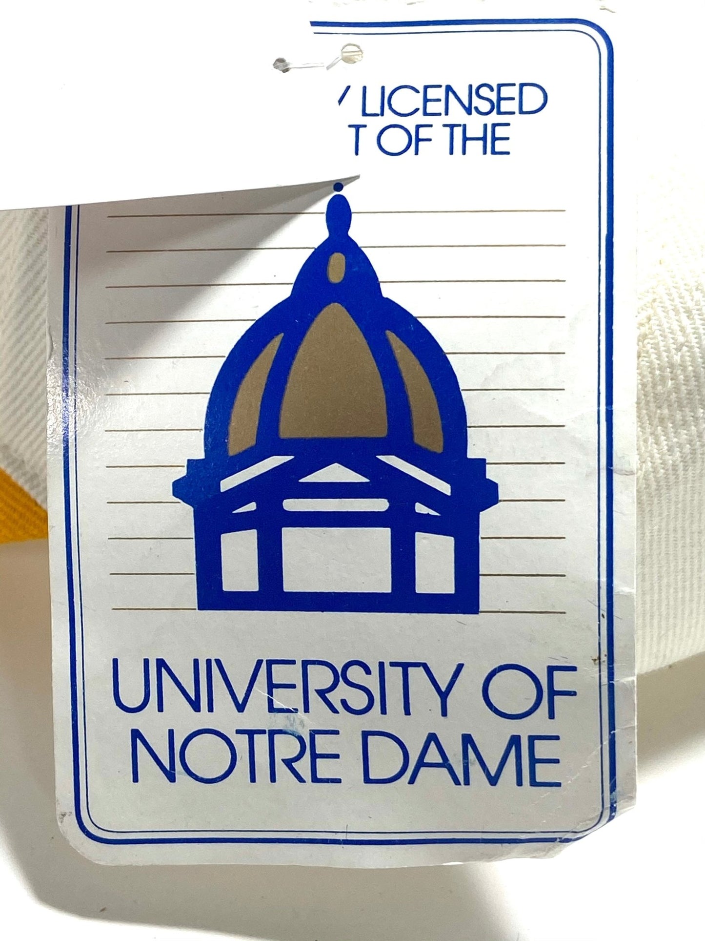 Notre Dame Vintage Late '90s NCAA 20% Wool NOS Logo Cap
