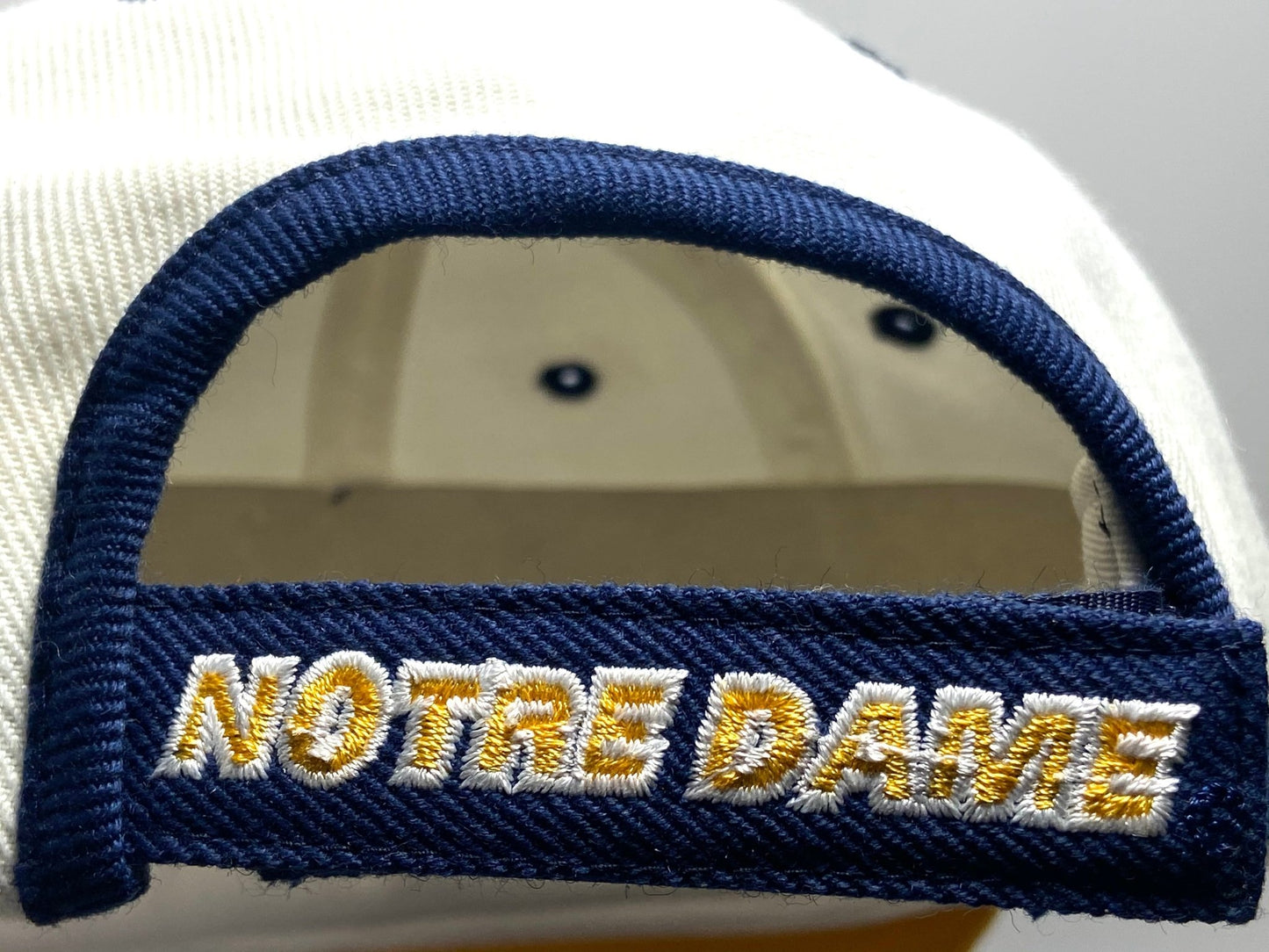 Notre Dame Vintage Late '90s NCAA 20% Wool NOS Logo Cap