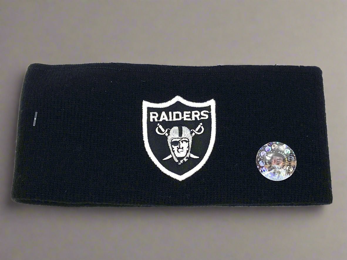 Oakland Raiders Vintage NFL Black NOS Headband
