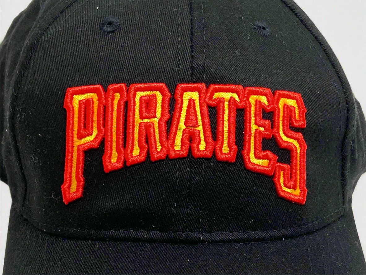 Pittsburgh Pirates NOS Vintage MLB Black Cotton Cap