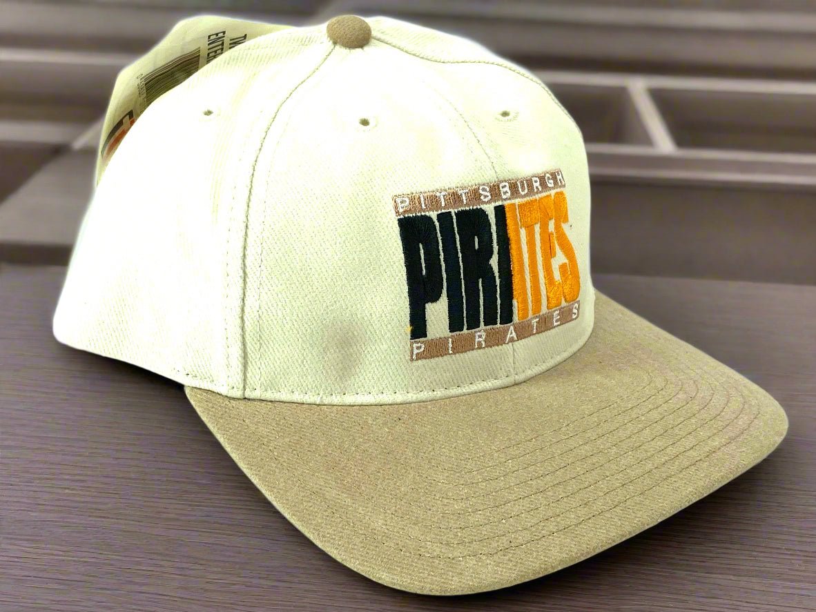 Pittsburgh Pirates Vintage MLB "50-50" NOS Beige Hat