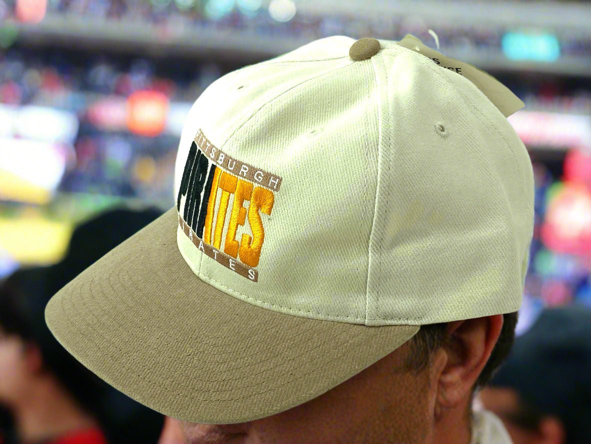 Pittsburgh Pirates Vintage MLB "50-50" NOS Beige Hat