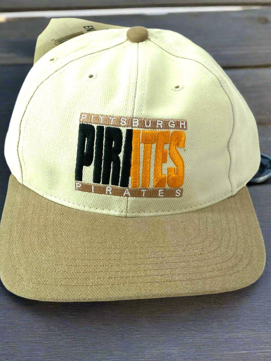 Pittsburgh Pirates Vintage MLB "50-50" NOS Beige Hat