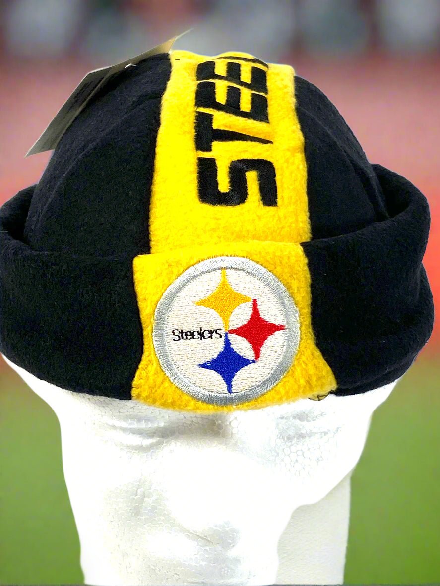 Pittsburgh Steelers NFL Fleece "Jughead" Style NOS Beanie