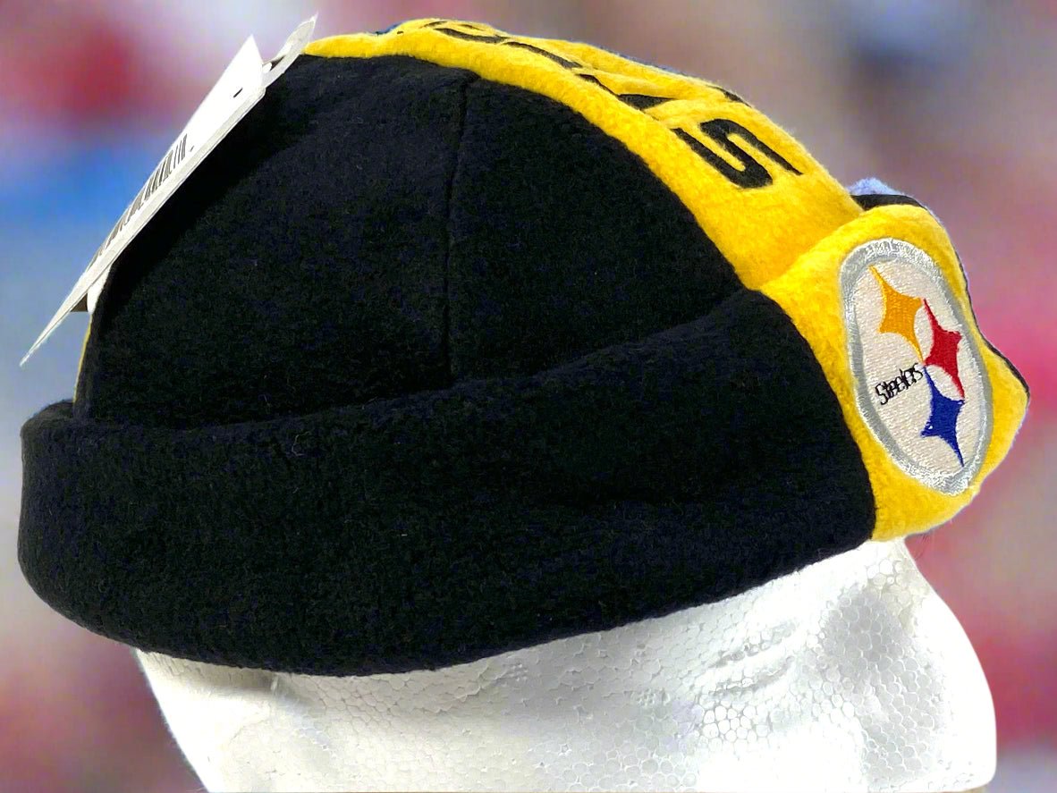 Pittsburgh Steelers NFL Fleece "Jughead" Style NOS Beanie