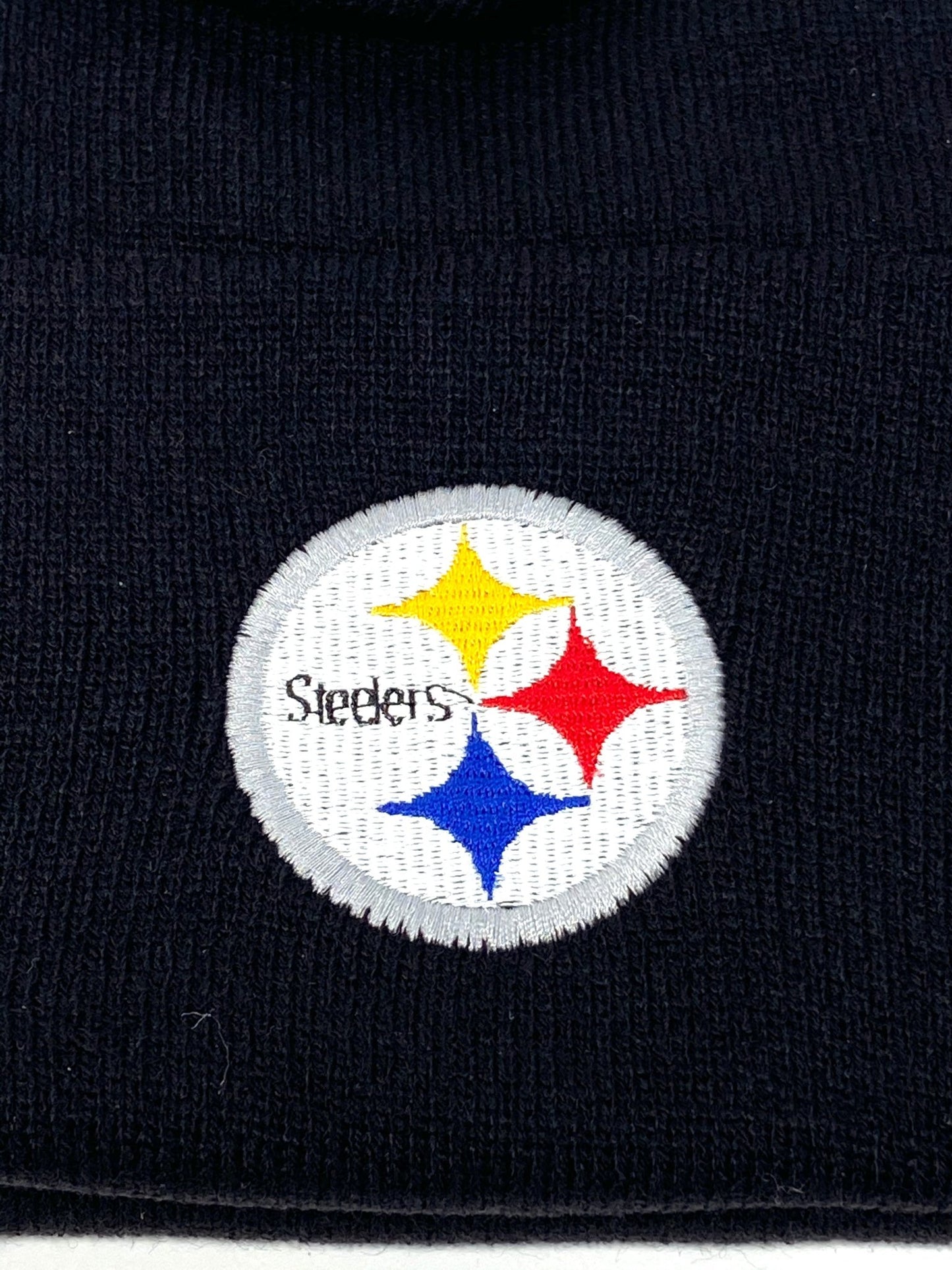 Pittsburgh Steelers Vintage NFL Black Knit NOS Cuffed Hat