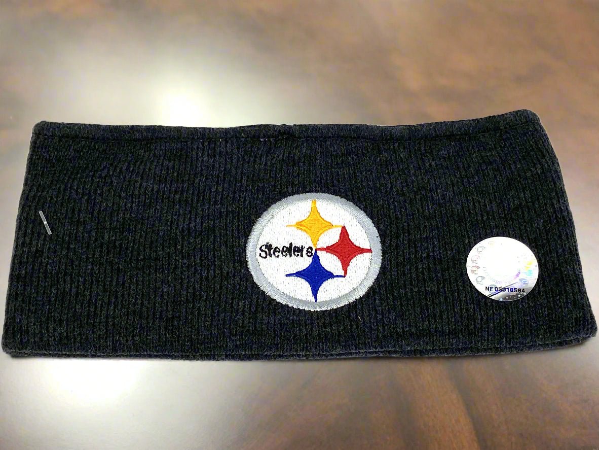 Pittsburgh Steelers Vintage NFL Dark Gray NOS Headband
