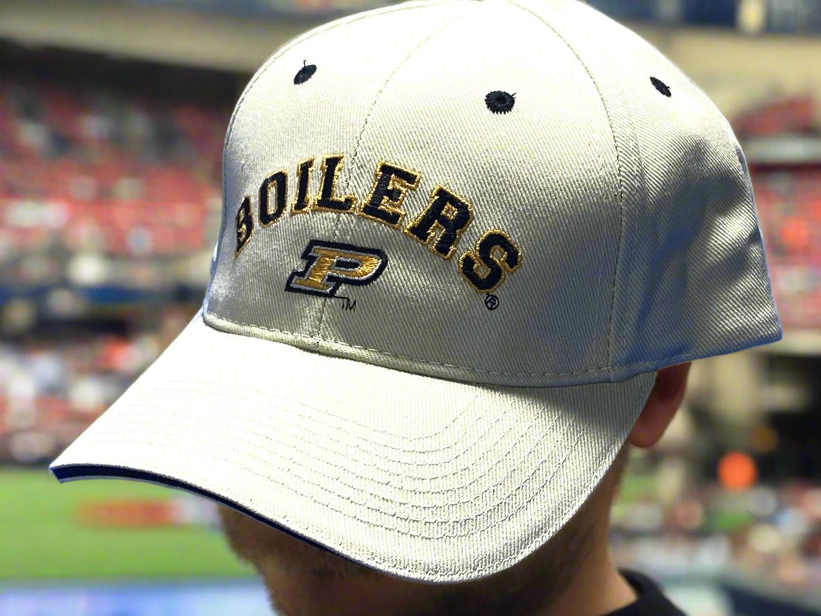 Purdue Boilermakers Vintage Adult NCAA Cotton NOS Logo Cap