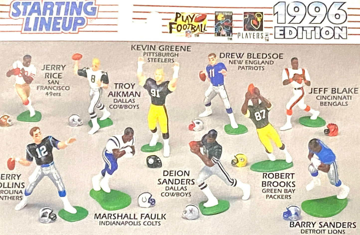 Robert Brooks 1996 NFL Green Bay Packers NOS Starting Lineup Figurine