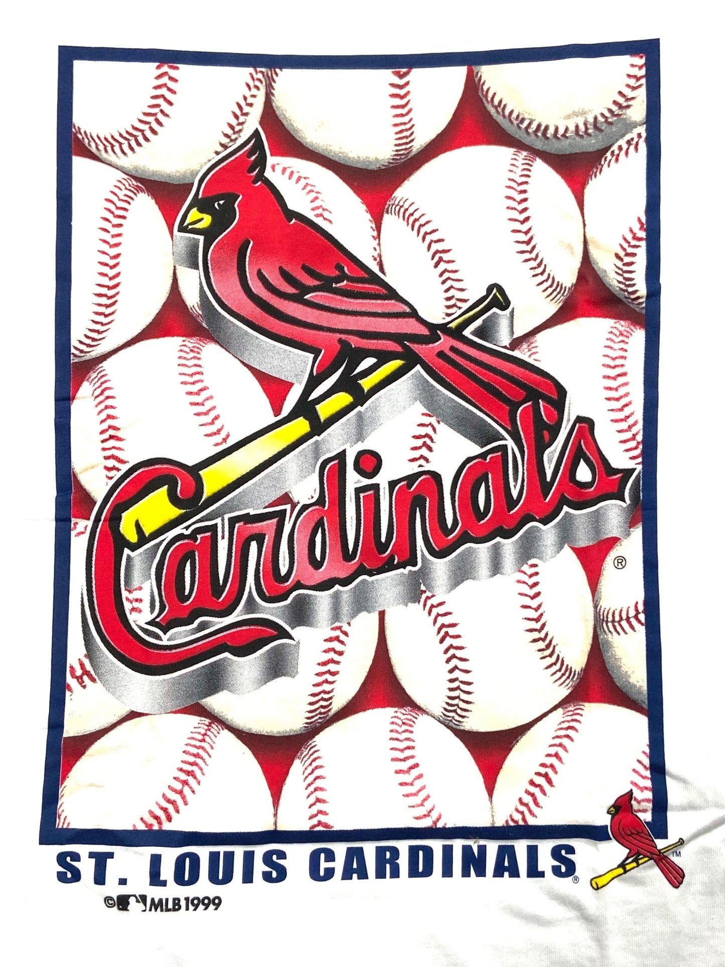 St. Louis Cardinals 1999 Vintage MLB Logo NOS T-Shirt