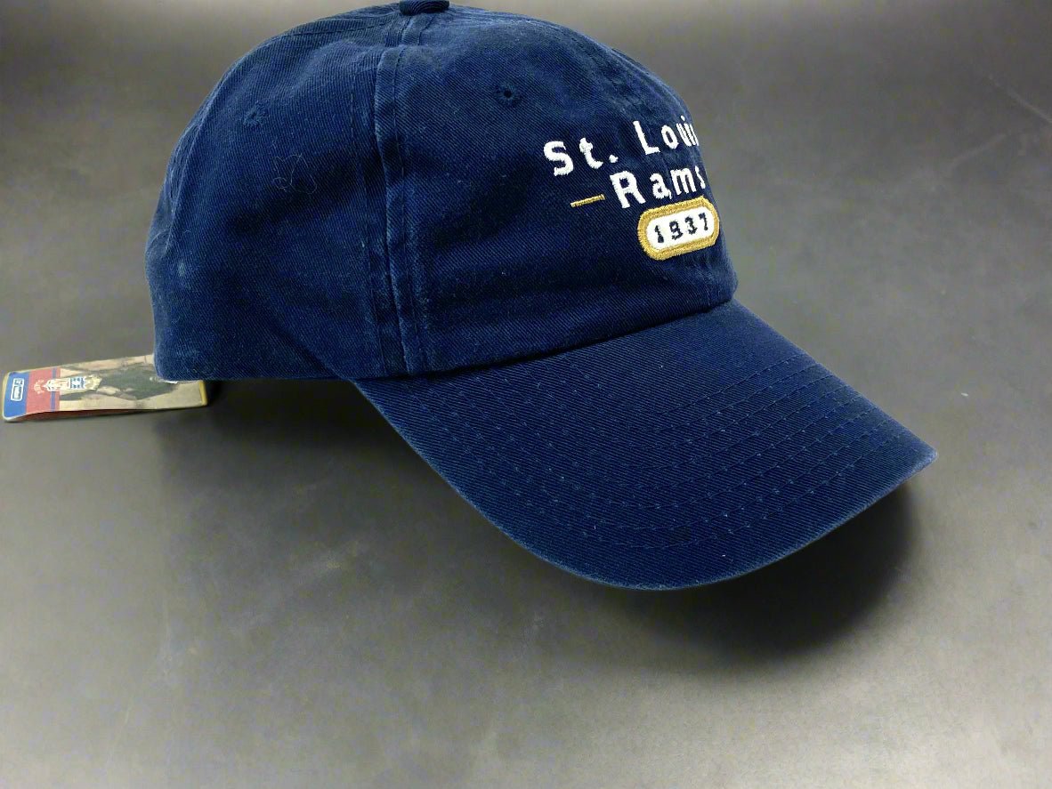 St. Louis Rams NFL Adult Blue NOS Gridiron Classic "1937" Hat