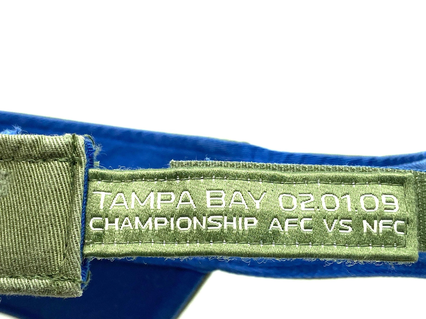 Super Bowl XLIII (43) NFL Commemorative Adult Dark Green NOS Visor