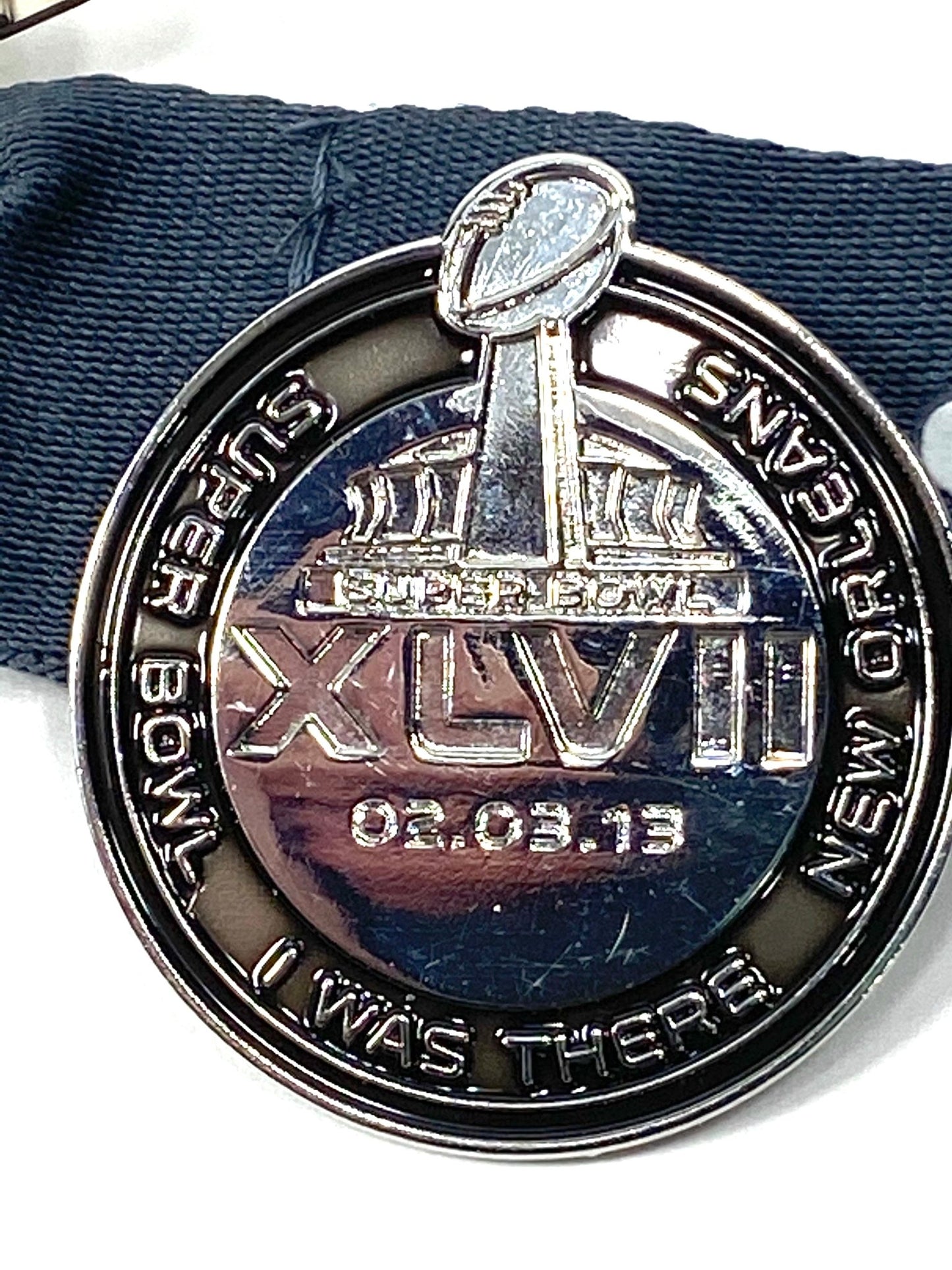 Super Bowl XLVII (47) Collectible NOS Lanyard/Pin/Ticket Holder