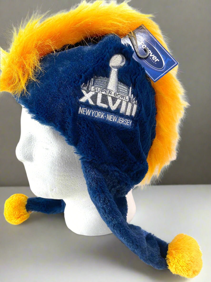 Super Bowl XLVIII (48) NFL Commemorative NOS Mohawk Dangle Hat
