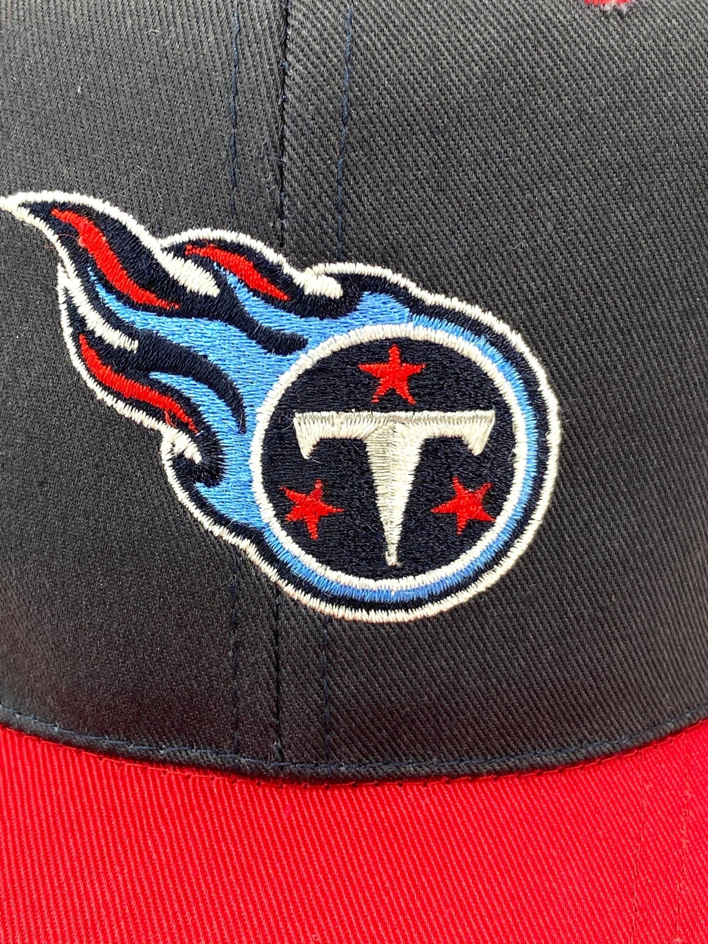 Tennessee Titans Vintage NFL Navy/Red Twill NOS Snapback Replica Cap