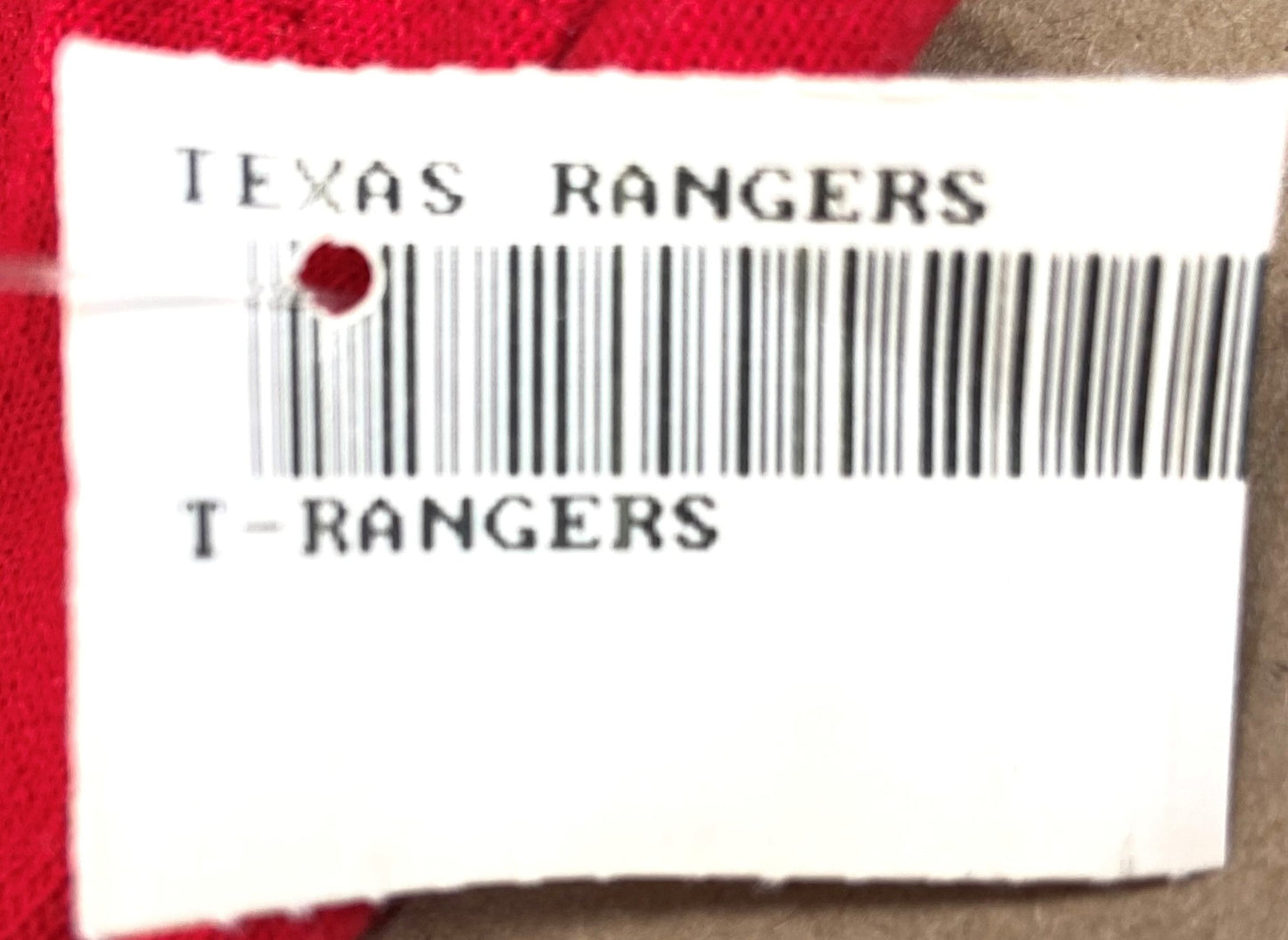 Texas Rangers 2005 MLB Adult Medium Red NOS T-Shirt