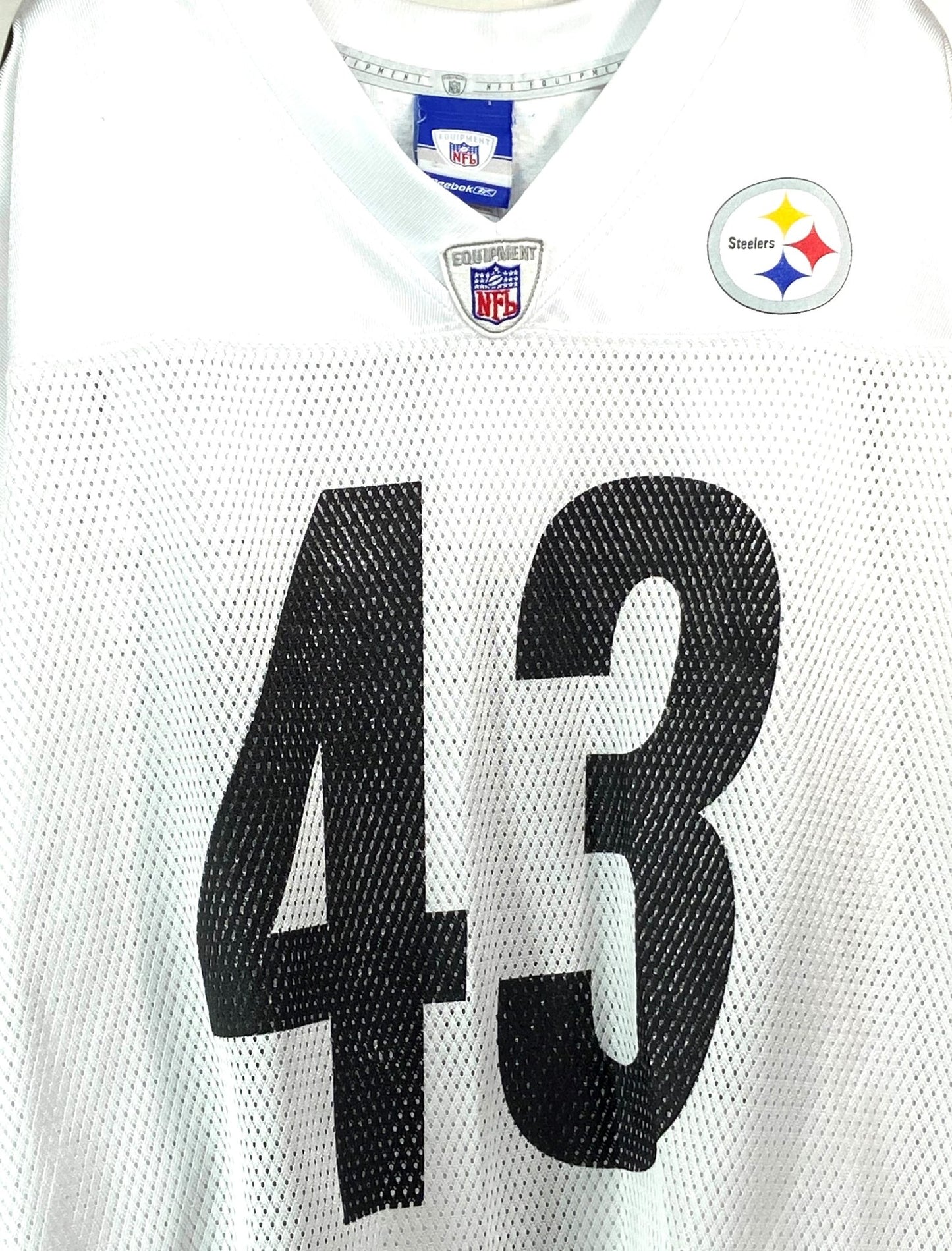 Troy Polamalu Pittsburgh Steelers NFL Used Polyester Print XL Jersey