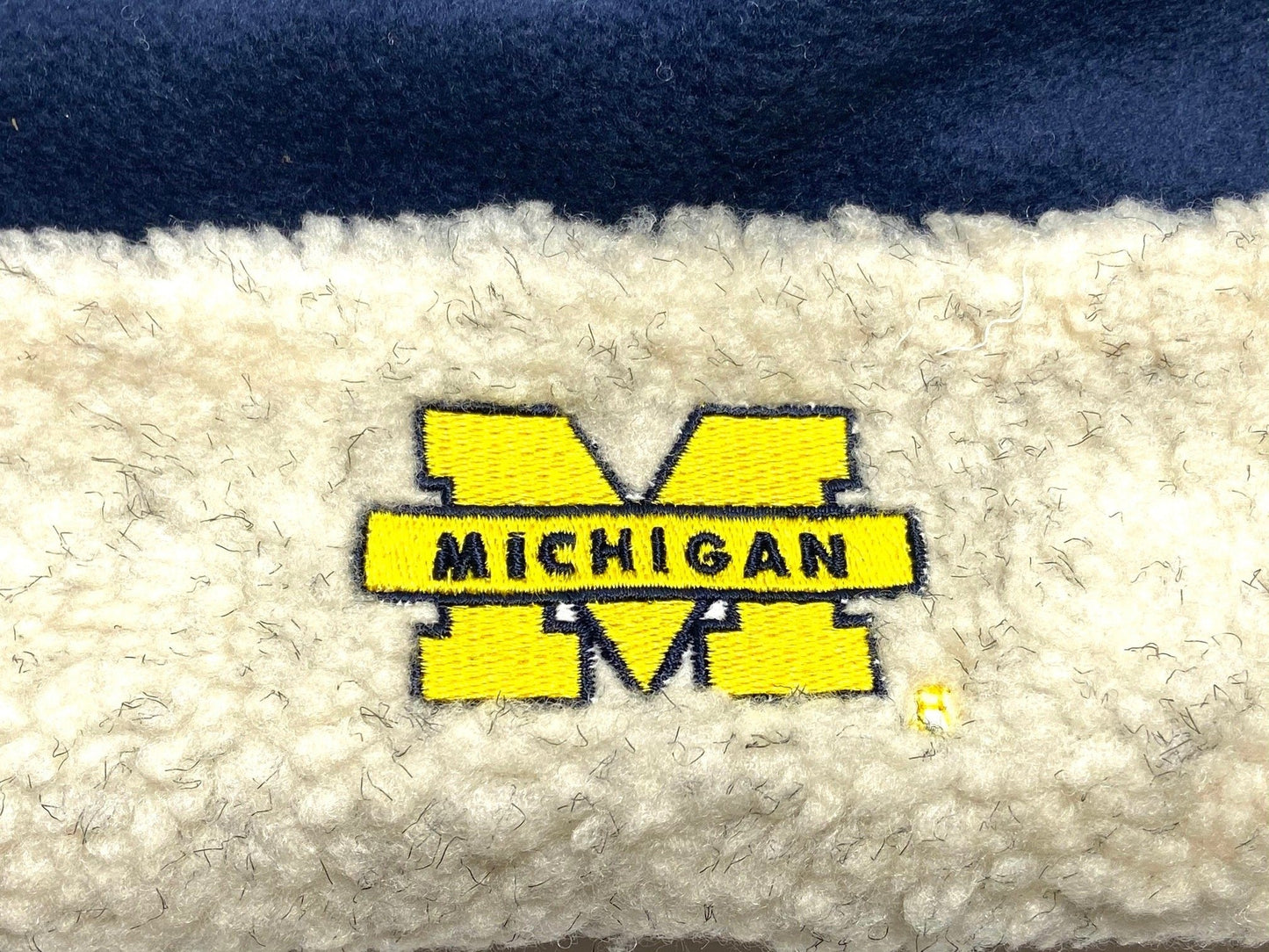 University of Michigan Wolverines Vintage NCAA Cuffed NOS Fleece Hat