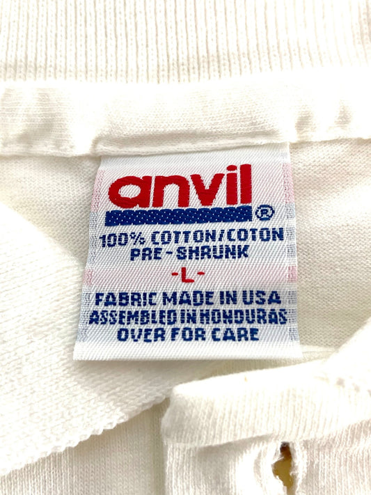 (Photos) University of Wisconsin Vintage NCAA White Polo NOS Shirt