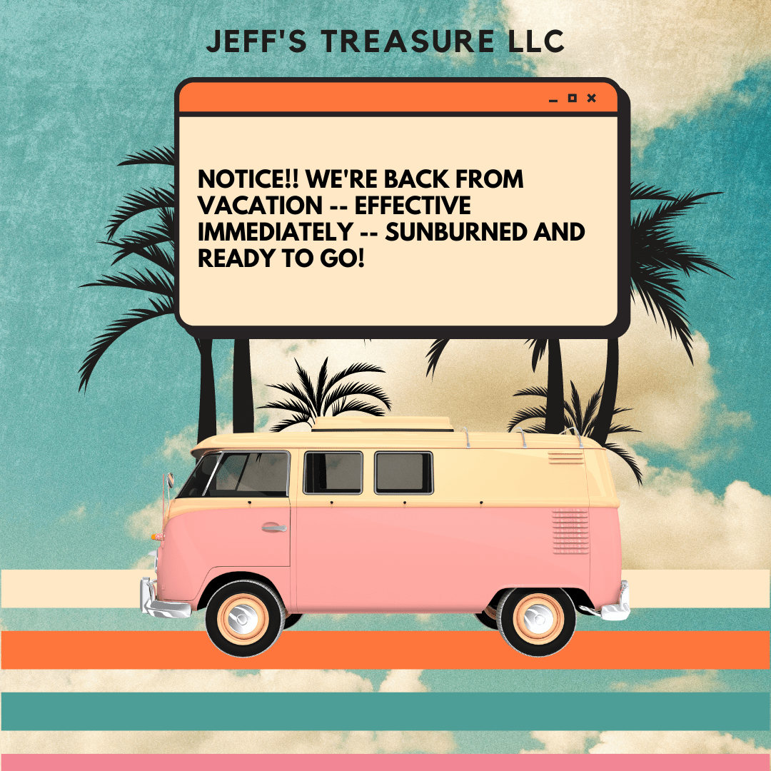 And...we're back from vacation!