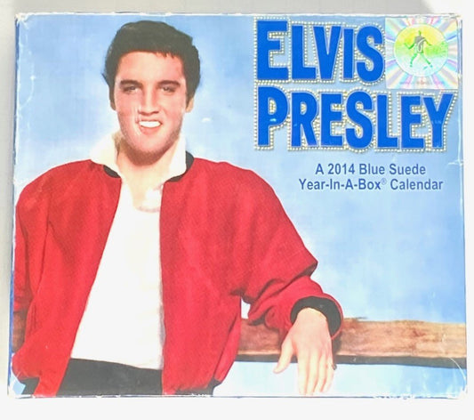 2014 Elvis Presley "Blue Suede" NOS Year-In-A-Box Calendar