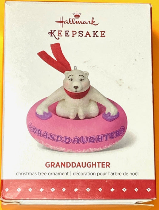 2015 "Granddaughter" Used Keepsake Ornament